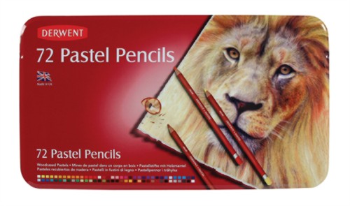Derwent Pastel Pencils - Assorted Tin of 72