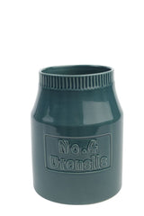 Bright teal utensil jar from T & G Colour by Number Collection, perfect for organizing kitchen tools in style.