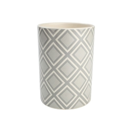 City Square Ceramic Utensil Jar in modern design, ideal for organizing kitchen tools and adding style to countertops.