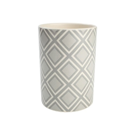 City Square Ceramic Utensil Jar in modern design, ideal for organizing kitchen tools and adding style to countertops.