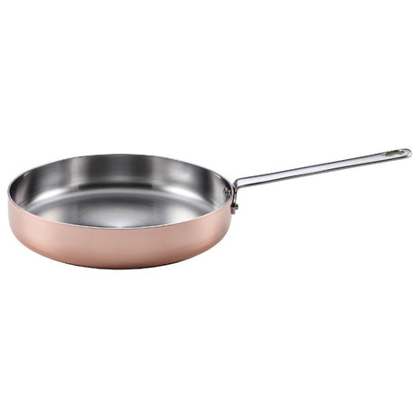 Scanpan Maitre' D Saute Pan 26cm with copper exterior, stainless steel interior, and ergonomic handle for versatile cooking.