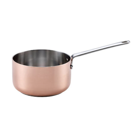 Scanpan Maitre' D Saucepan 16cm/1.5L in copper with stainless steel interior, perfect for all cooktops and energy-efficient cooking.