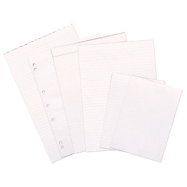 Marbig A4 ruled pads, pack of 10, featuring 100 leaves for note-taking and organizing in home or office settings.