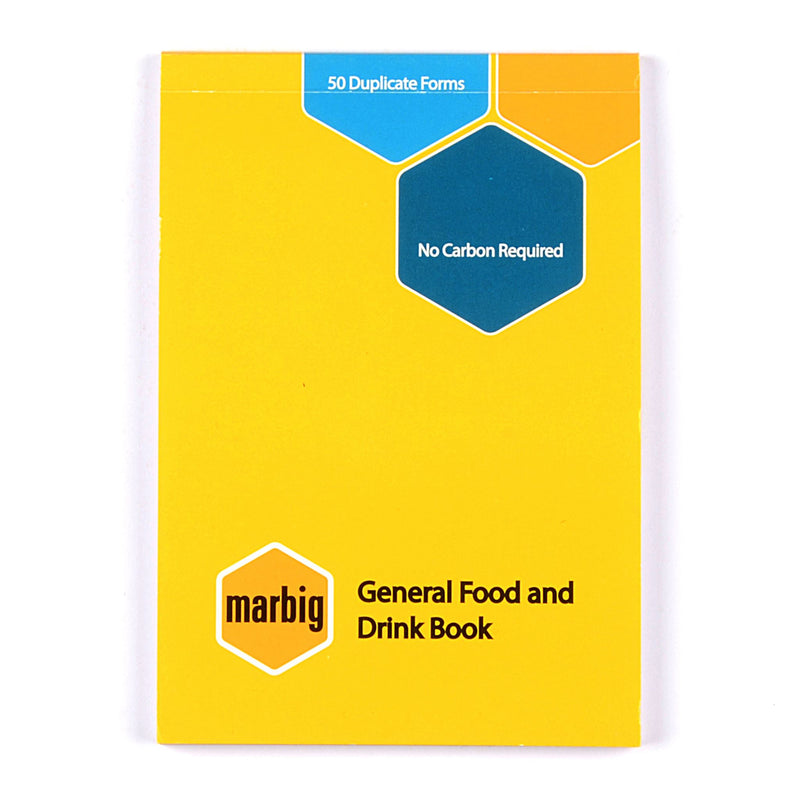Marbig Food/Beverage Order Book A6 50 Leaf