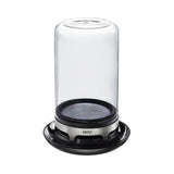 Alt text: "GEFU Sprouting Jar Bavita with glass dome for optimal light, ideal for home sprouting a variety of nutritious seeds."