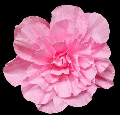 60cm silk pink rose head, perfect for elegant decor, floral arrangements, and special events, offering long-lasting beauty.