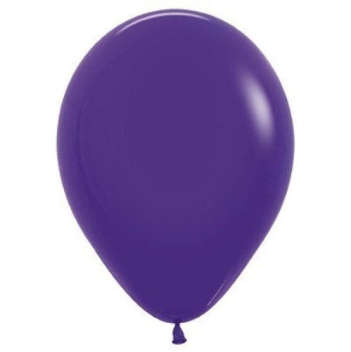 Pack of 50 Sempertex 30cm purple violet latex balloons, perfect for vibrant party decorations and creating festive atmospheres.