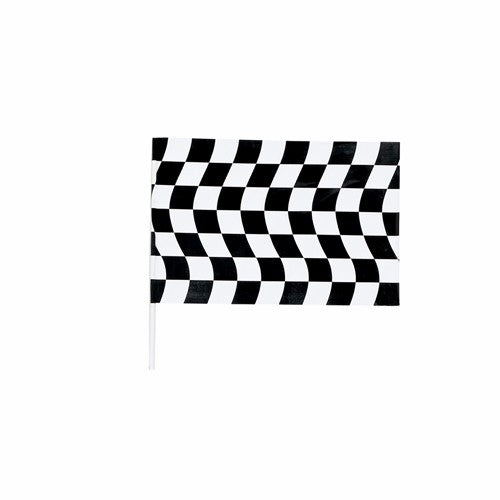 Black & White Checkered  Jumbo Flag