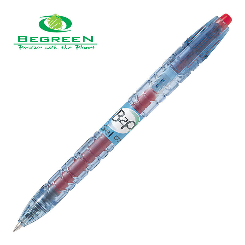 Pilot Bottle 2 Pen Red 0.7Mm Tip - (Set of 10)