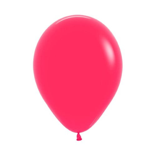 Vibrant pack of 50 Sempertex 30cm raspberry latex balloons, perfect for festive celebrations and party decor.