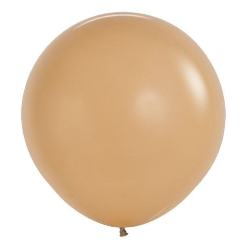 Sempertex 60cm Fashion Latte balloons in elegant latte color, 10 pack, perfect for stylish party decorations.