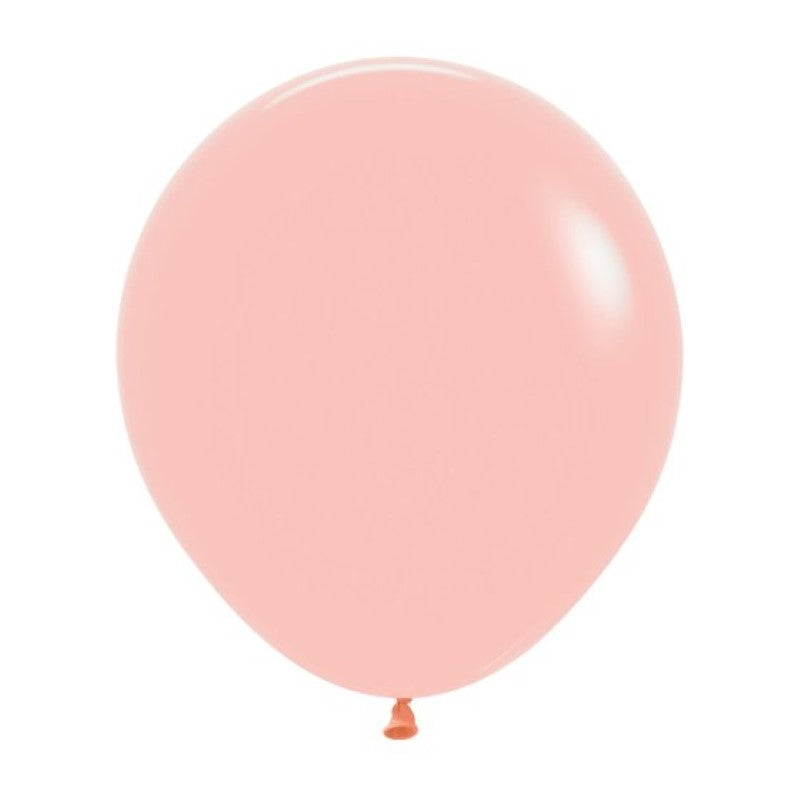 Sempertex 45cm Pastel Matte Melon Latex Balloons in a pack of 6, ideal for adding elegance to any celebration.