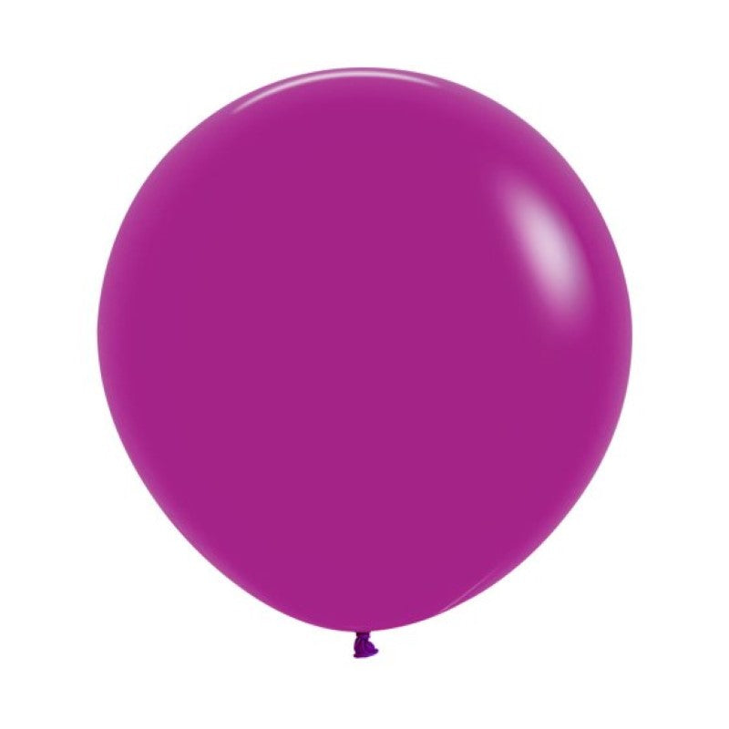 Vibrant 60cm purple orchid latex balloons in a 3-pack, perfect for adding color to any celebration or event decor.