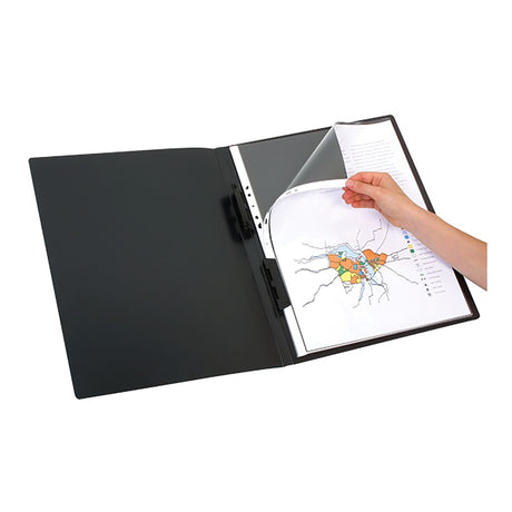 Marbig A3 Display Book Refills with 10 durable pockets for professional document organization and protection.