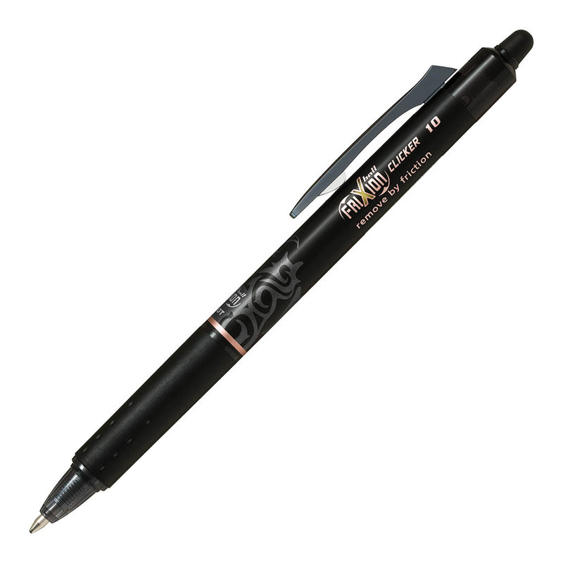 Pilot Frixion Clicker 1.0 Broad Black Erasable Gel Pen - (Set of 12 )