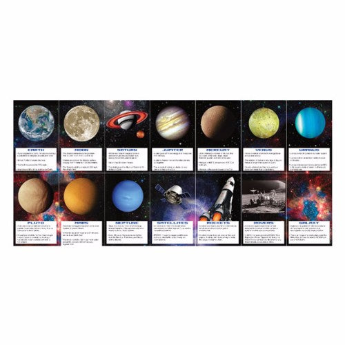 Space Blast Planet Fact Cards - Pack of 14