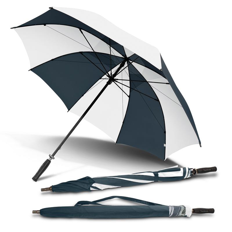Mini Umbrella - Hurricane (Navy/White)