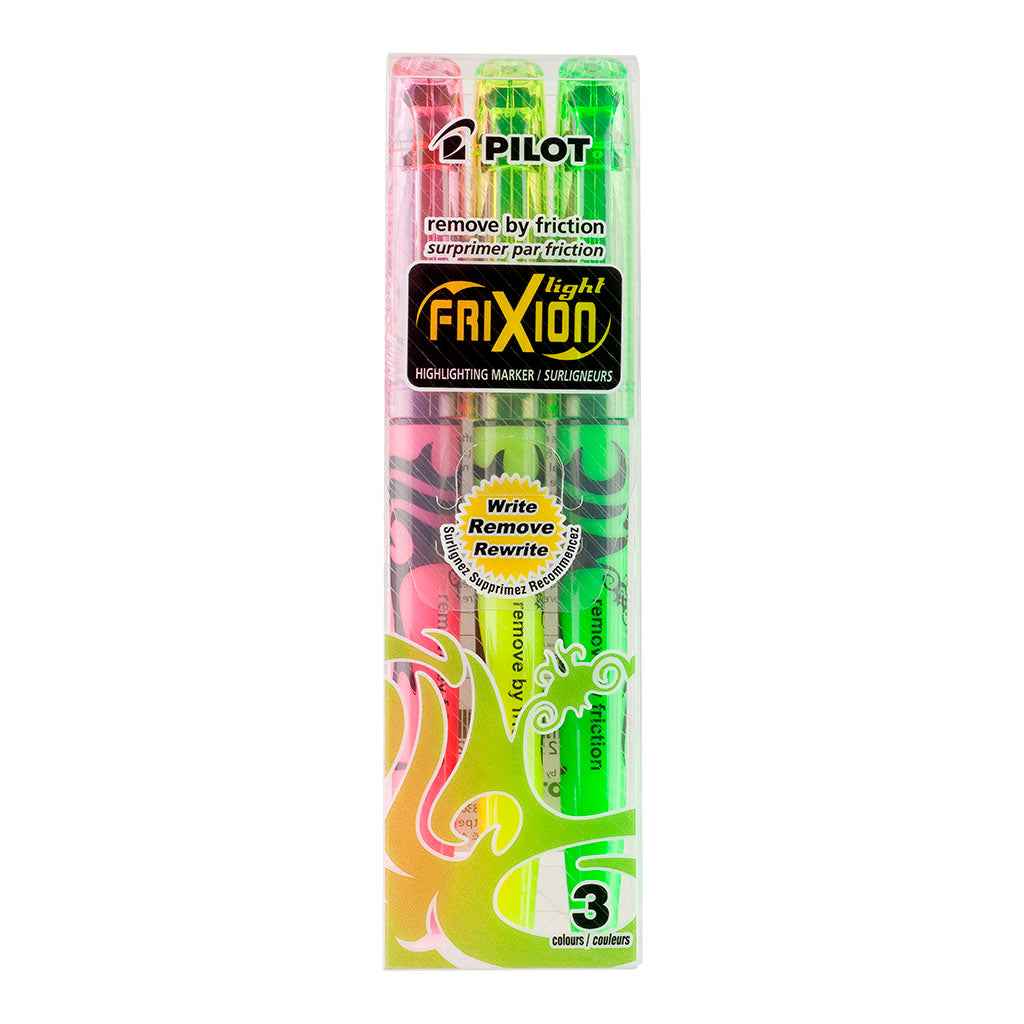 Pilot Frixion Highlighter 3 Pack (SW-FL-S3)