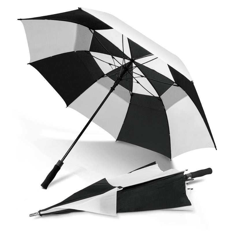 Umbrella - Typhoon Check (Black/White)