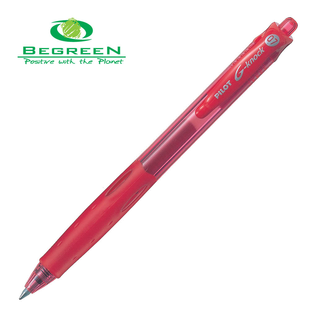 Pilot Begreen G-Knock Fine Red - (Set of 10)