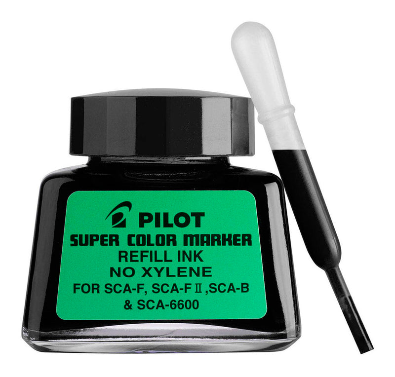 Pilot Refill Ink 30Ml Super Colour Black (SCA-RF-B)