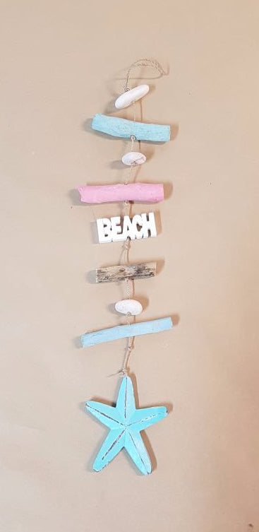 Decorative 40cm Driftwood Strand in whitewash finish, perfect for coastal-inspired home decor and adding tranquility.