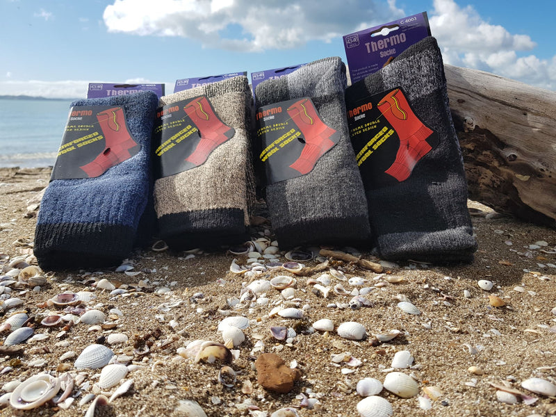 100% Wool Socks (Double Layer)  - 4 Pairs