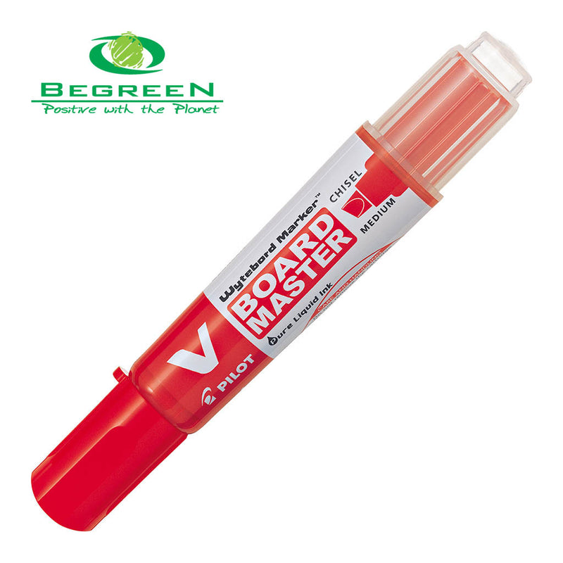 Pilot Marker V Board Chisel Medium Tip Red (WBMA-VBM-MC-R-BG)