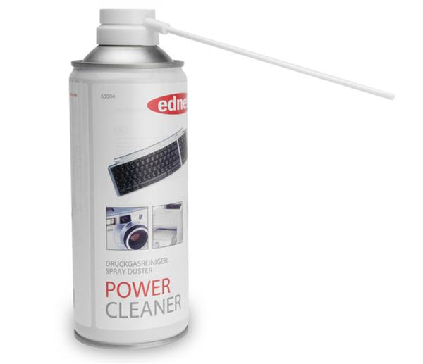 Ednet Power Cleaner Sprayduster - 400ml, a powerful aerosol spray for cleaning dust from electronic devices and hard-to-reach areas.