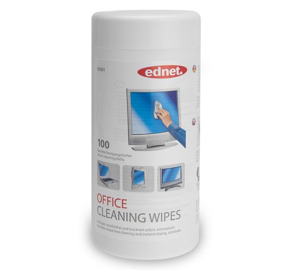 Ednet Office Cleaning Wipes Tub - 100