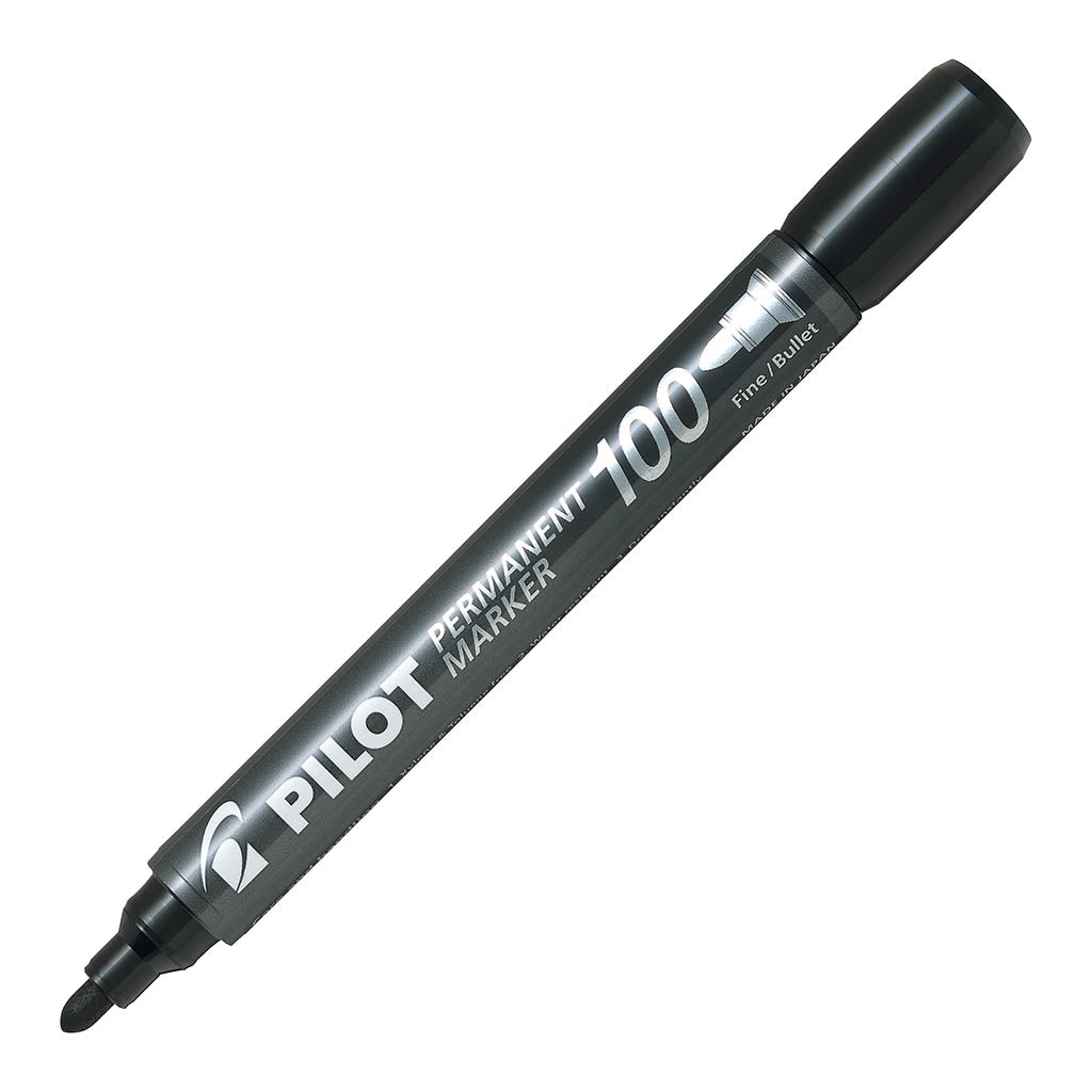 Pilot SCA 100 Permanent Marker Bullet Tip Black (SCA-100-B)