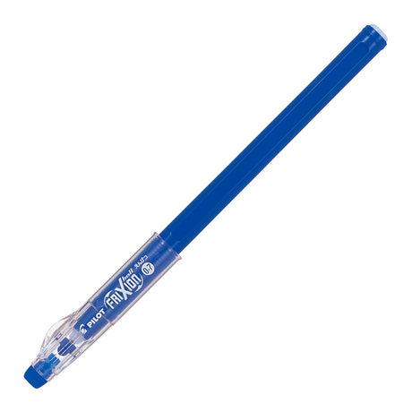 Pilot Frixion Ball Kleer Erasable 0.7 Blue Pen with handy eraser, fine tip, and vibrant blue ink for smooth writing.