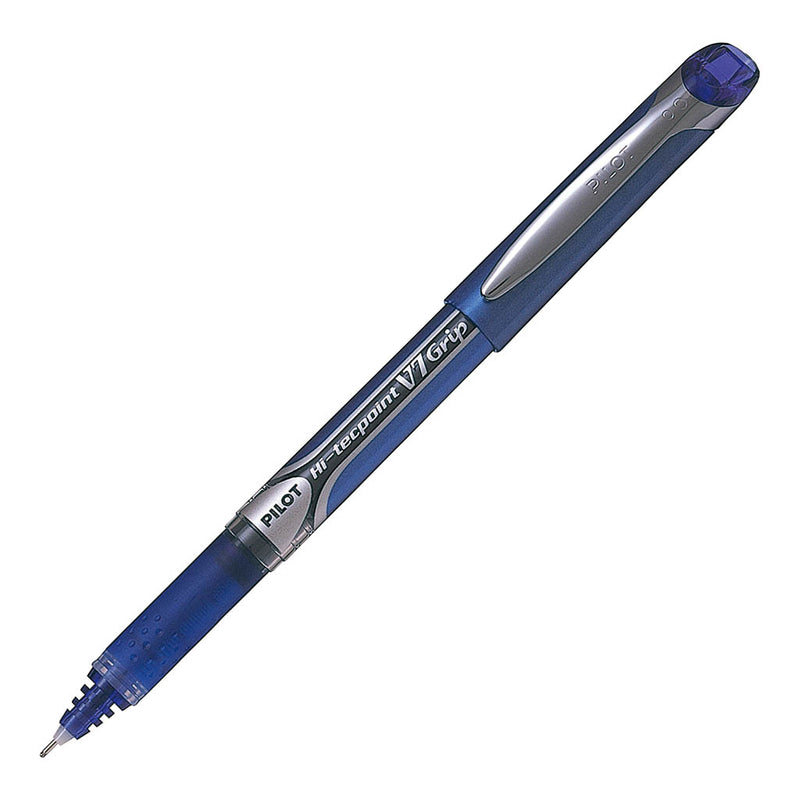 Pilot Hi-Tec V7 Grip Fine Blue - (Set of 12)