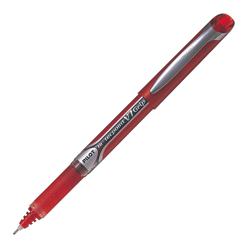 Pilot Hi-Tec V7 Grip Fine Red - (Set of 12)