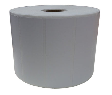 Thermal Direct Labels 35x25mm, 4000 per roll, with strong permanent adhesive for efficient labeling and organization.