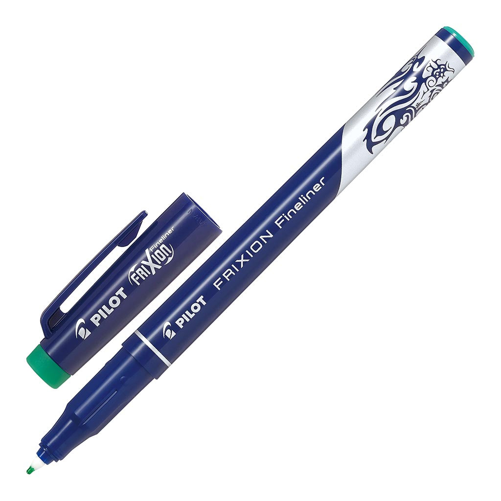 Pilot Frixion Fineliner Erasable Green (SW-FF-G) (Pack of 12)