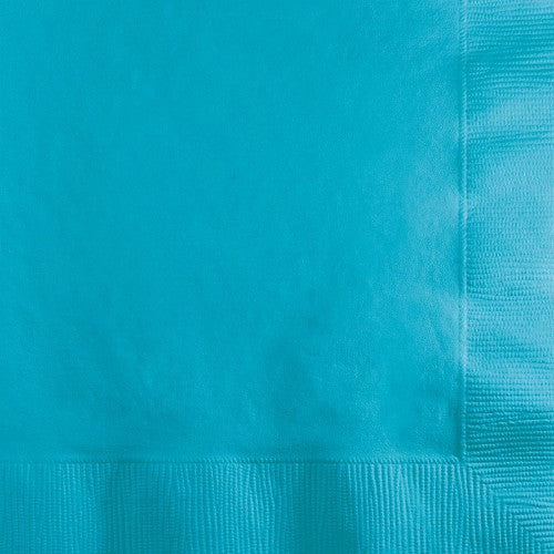 Bermuda Blue luncheon napkins, 33cm x 33cm, 2-ply, pack of 50, ideal for adding elegance to any event.