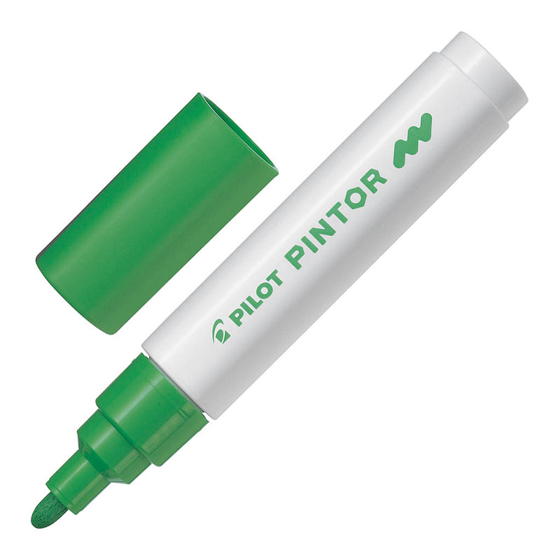 Pilot Pintor Medium Lime Green Marker - (Set of 6 )