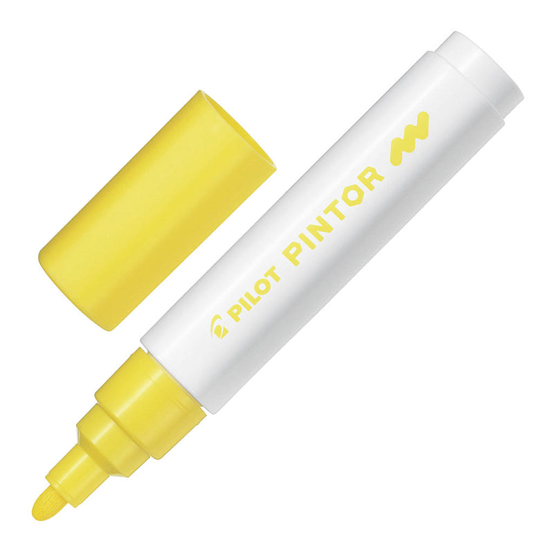 Pilot Pintor Medium Yellow Marker - (Set of 6 )