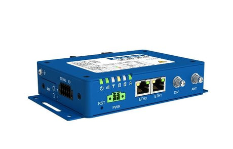 Advantech ICR-3232 LTE router gateway for industrial IoT, featuring robust design, dual SIM slots, and high-speed connectivity.