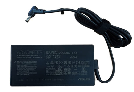 ASUS Laptop AC Adaptor 20V 150W, efficient power solution for notebooks, compact design, universal compatibility for home or office.