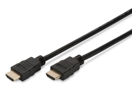 Digitus 10m HDMI Type A v1.4 cable, supports UHD 4K, 3D videos, ARC, CEC, and Dolby TrueHD for high-quality multimedia.