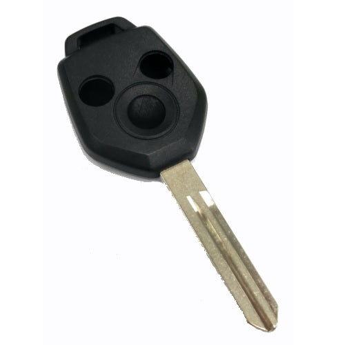 Durable 3-button key shell replacement for Subaru vehicles, maintaining security and stylish design.