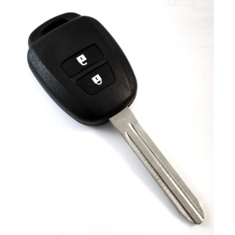 Complete key for Toyota with 2 buttons, designed for 2013+ Rav4 models, ensuring convenience and security.