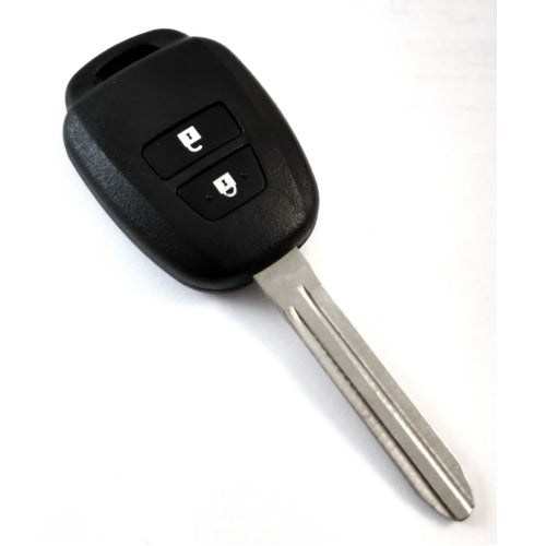 Complete Key Compatible with Toyota  2 Button