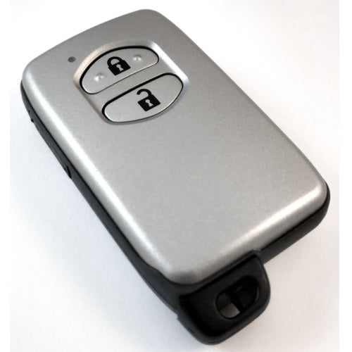 Replacement shell for Toyota 2-button remote, designed for durability and perfect fit, restoring key functionality.