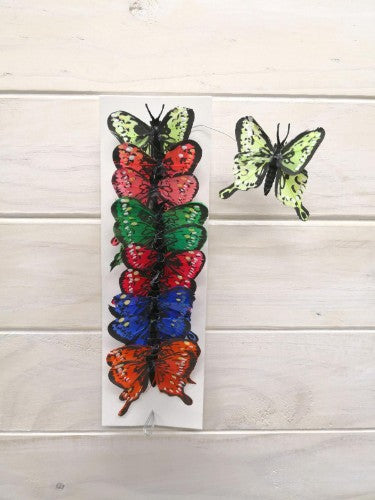 Artificial Craft Feather Butterfly (7cm)