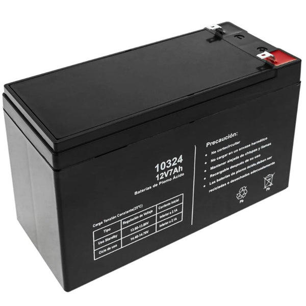 12V 7.5Ah lead acid battery designed for reliable power in UPS systems, telecommunications, and medical devices.