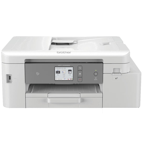 Brother MFC-J4440DW multi-function inkjet printer with 12ppm speed, wireless connectivity, and high-yield Inkvestment Tank system.