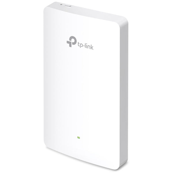 TP-Link EAP615 Wi-Fi 6 AX1800 Wall Plate AP providing high-speed, dual-band connectivity with corner-to-corner coverage for multiple devices.